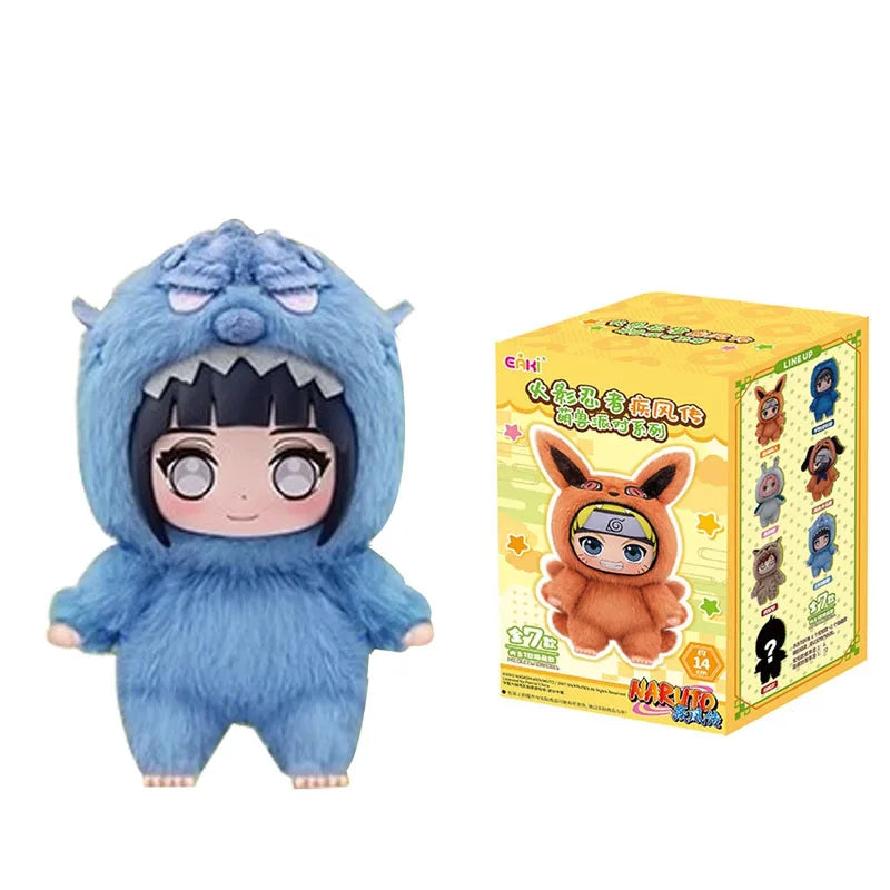 Hot Naruto Itachi Sasuke Kakashi Gaara Series Blind Box Trendy Toy Figure Plush Pendant Collection Birthday Present