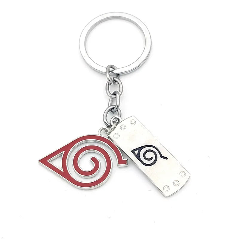 Naruto Keychain Toy Xiao Organization Red Cloud Keychain Kunai Shuriken Konoha Ninja Backpack Accessories Christmas Gift