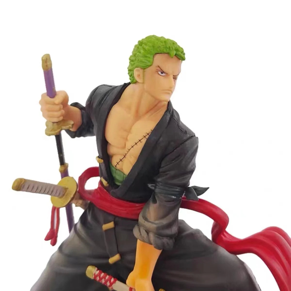 Anime Figure One Piece Action Roronoa Zoro Three-Knife Collection Model Toys Kids Dolls Gifts Decorations