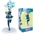 Anime beautiful girl Hatsune Miku handmade character fashion birthday Christmas gift Hatsune Miku PVC model desktop decoration