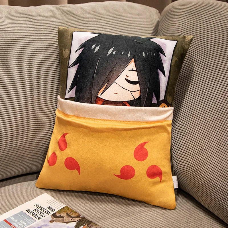 Cartoon secondary Naruto anime Kakashi Naruto plush pillow can be lifted by the doll surrounding the