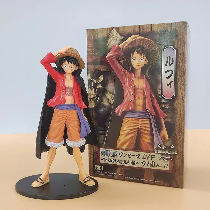 Bandai One Piece 16-19 cm Luffy 5th gear action figure Sun God Niga statue anime PVC model doll desktop collection ornaments