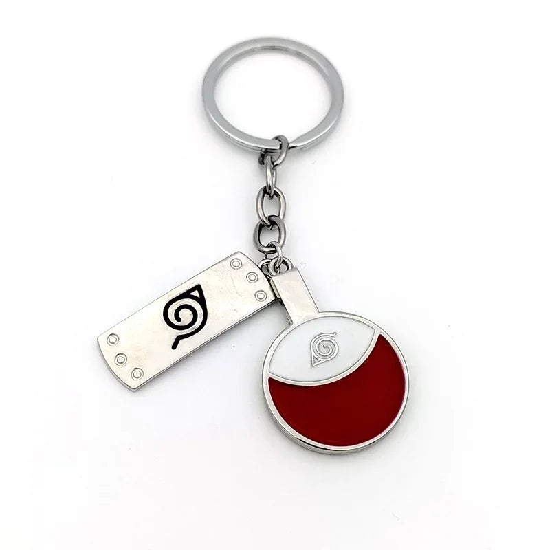 Naruto Keychain Toy Xiao Organization Red Cloud Keychain Kunai Shuriken Konoha Ninja Backpack Accessories Christmas Gift