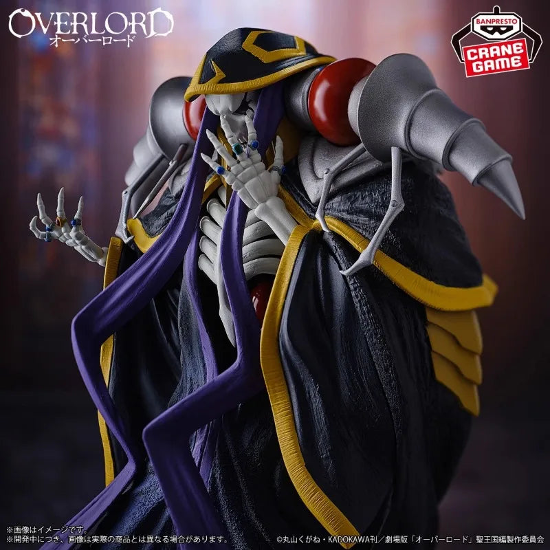 Bandai Banpresto Overlord Albedo Action Figure - Succubus Ainz Ooal Gown Skeleton King Anime Collectible Decoration Gift