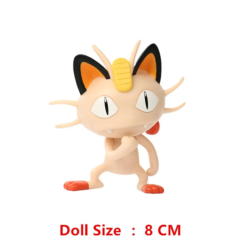 New Pokemon Cartoons Movie Anime Figure Pikachu Mewtwo Gengar Gurado Pocket Monster Action Model Toys Kids Gifts Bulk Buy Lot