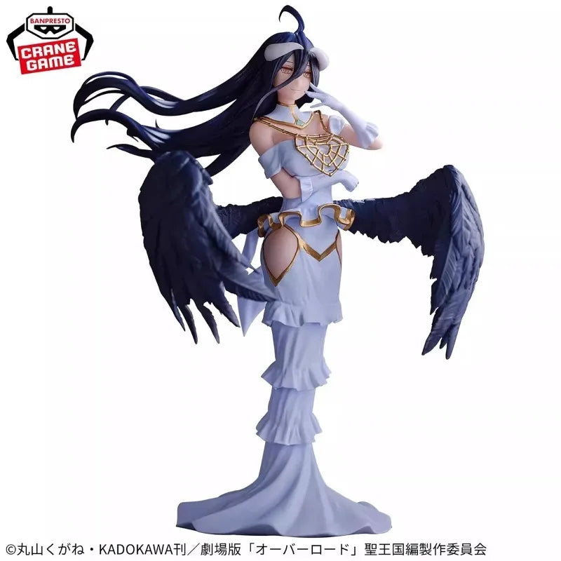 Bandai Banpresto Overlord Albedo Action Figure - Succubus Ainz Ooal Gown Skeleton King Anime Collectible Decoration Gift