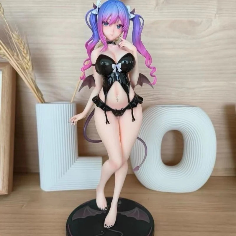Anime Glowing Little Succubus Momoko 1/6 PVC Action Figure Toys 27cm Momoroser Girls Anime Figure Model Collection Doll Gift