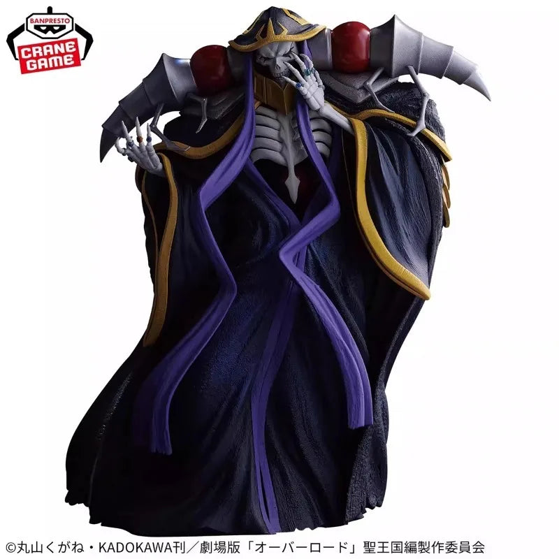 Bandai Banpresto Overlord Albedo Action Figure - Succubus Ainz Ooal Gown Skeleton King Anime Collectible Decoration Gift