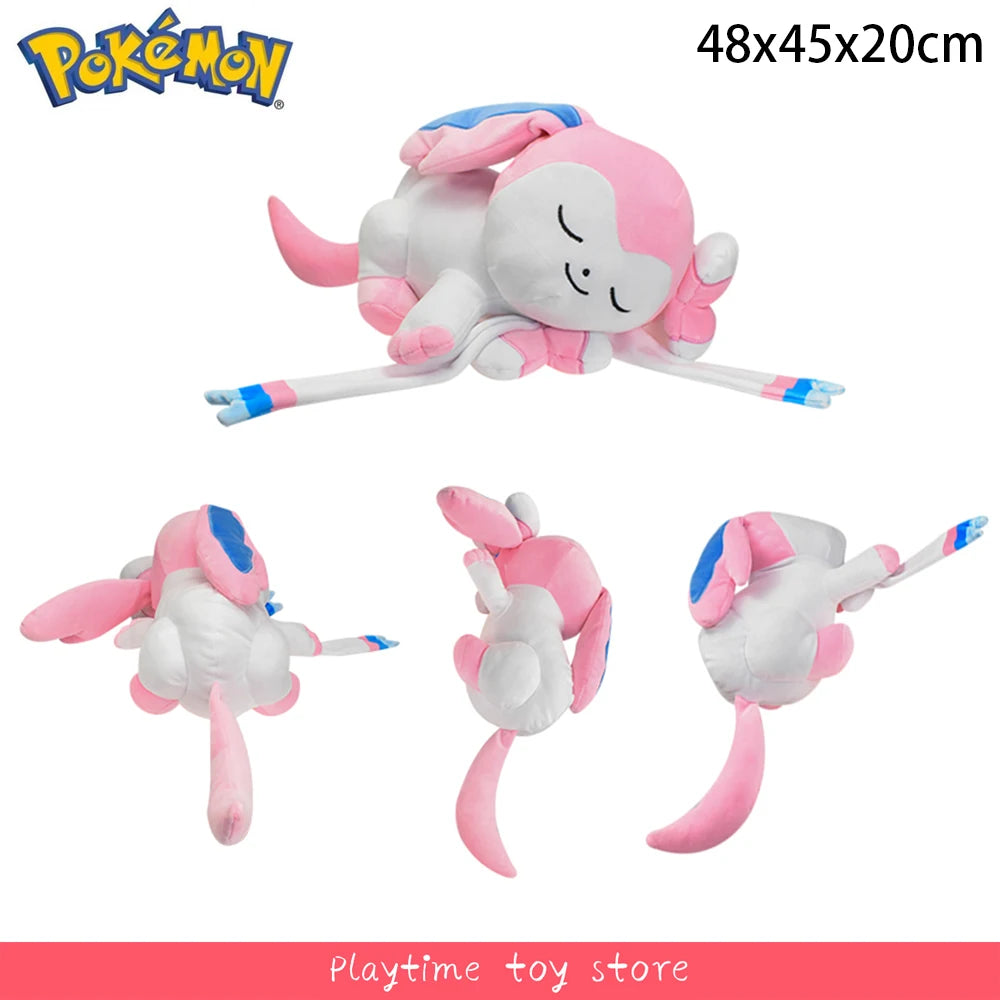 Pokemon Gengar Fuecoco Sylveon Plush Toys Pamo Cyndaquil Altaria Sprigatito Sleeping Doll Anime Games Collection Gifts Birthday