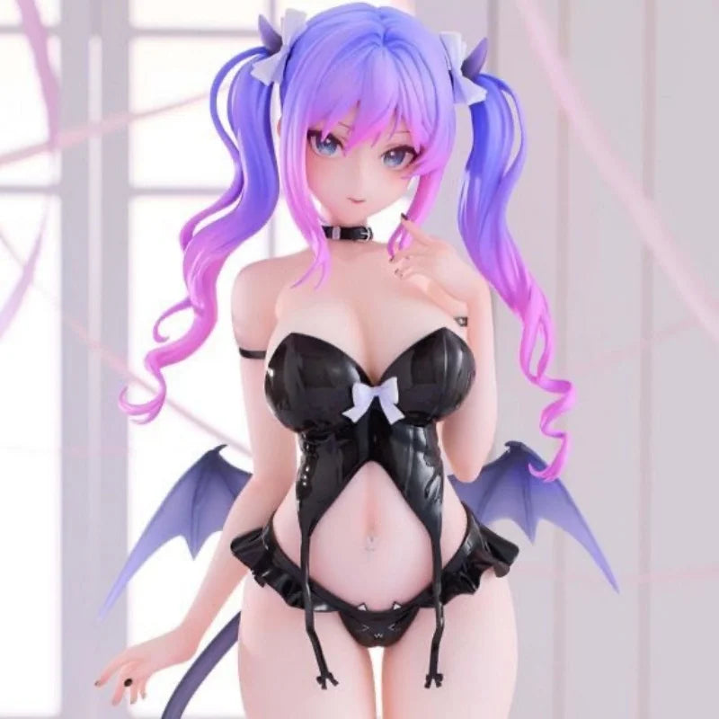 Anime Glowing Little Succubus Momoko 1/6 PVC Action Figure Toys 27cm Momoroser Girls Anime Figure Model Collection Doll Gift