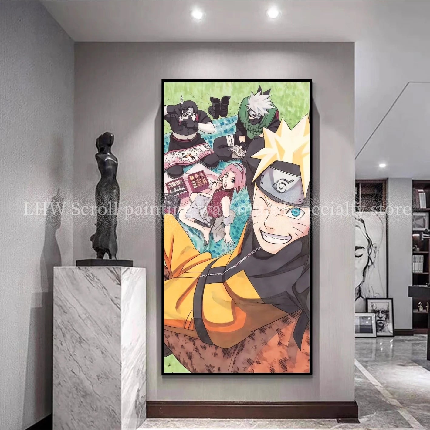 Naruto Classic Decoration Painting Living Room Bedroom Entrance Decoration Background Children's Birthday Gift Souvenir Gift