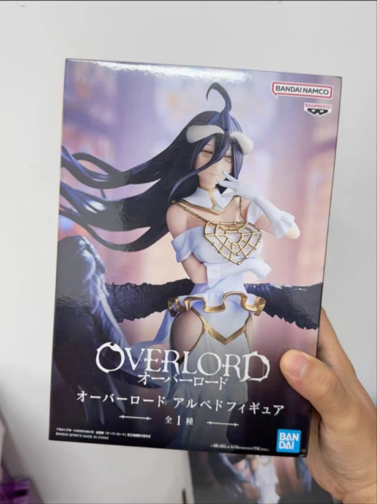 Bandai Banpresto Overlord Albedo Action Figure - Succubus Ainz Ooal Gown Skeleton King Anime Collectible Decoration Gift