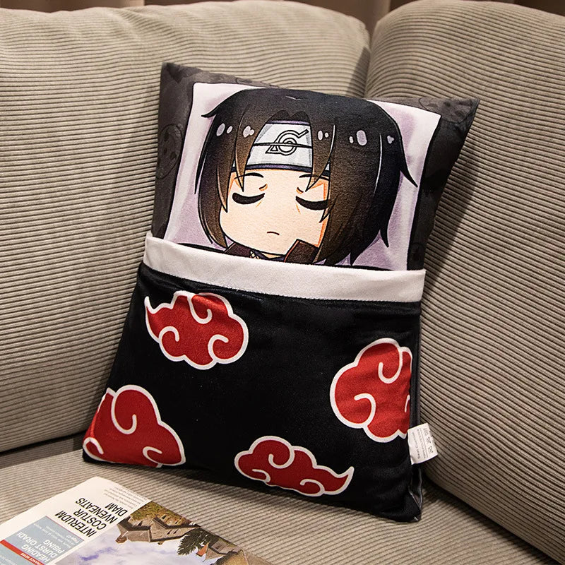 Cartoon secondary Naruto anime Kakashi Naruto plush pillow can be lifted by the doll surrounding the
