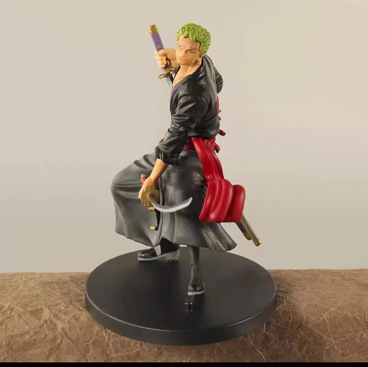 Anime Figure One Piece Action Roronoa Zoro Three-Knife Collection Model Toys Kids Dolls Gifts Decorations