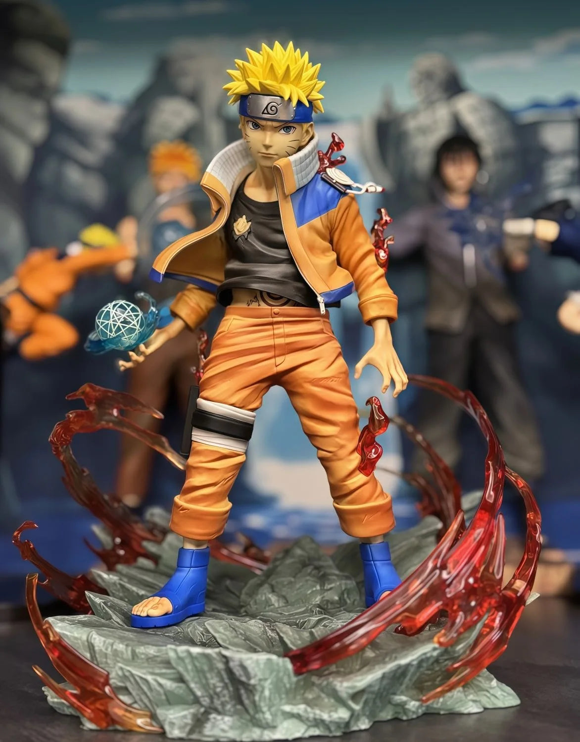 Naruto Figure Uzumaki Naruto Action Figures Two Heads Figurine Pvc Doll Statue Collection Desk Decoration Model Toy Kids Gifts