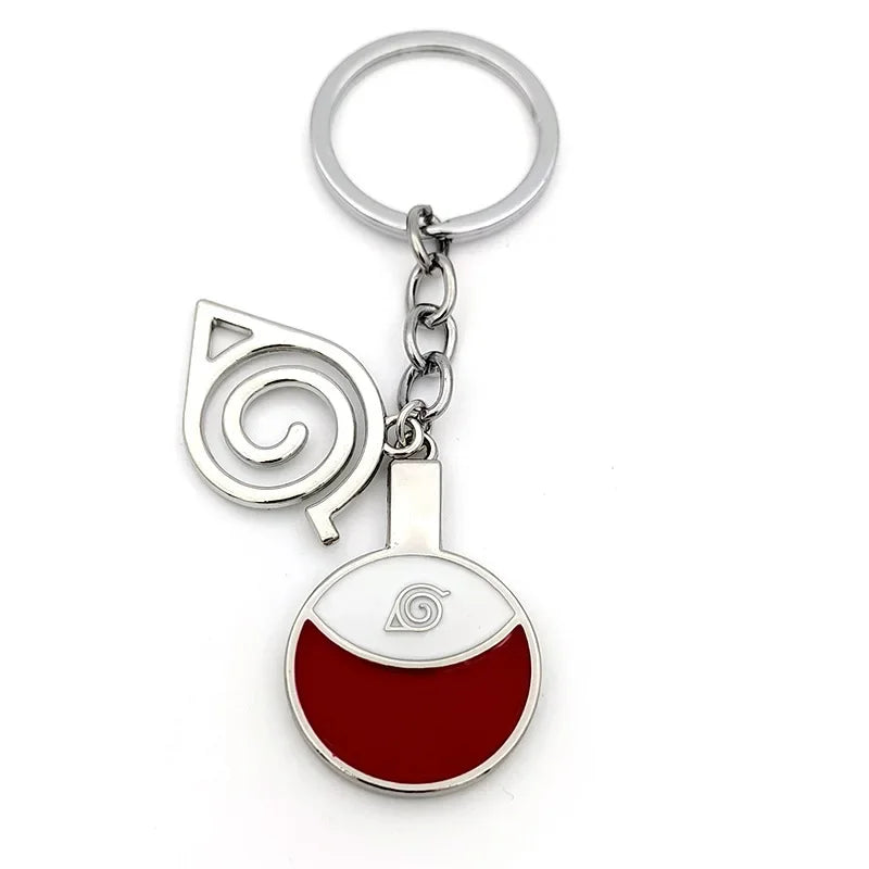 Naruto Keychain Toy Xiao Organization Red Cloud Keychain Kunai Shuriken Konoha Ninja Backpack Accessories Christmas Gift