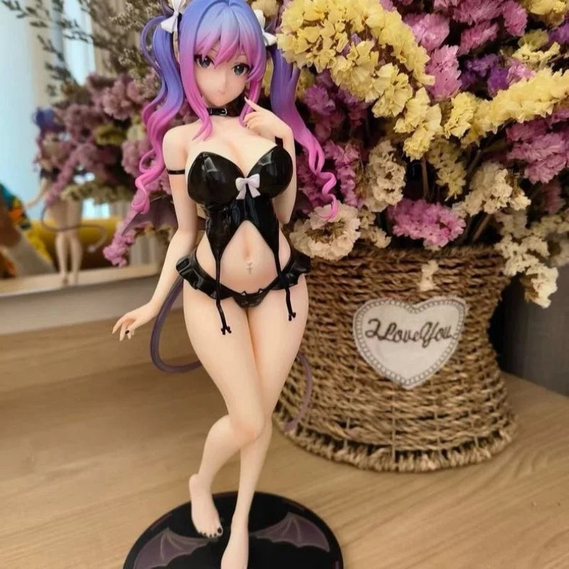 Anime Glowing Little Succubus Momoko 1/6 PVC Action Figure Toys 27cm Momoroser Girls Anime Figure Model Collection Doll Gift