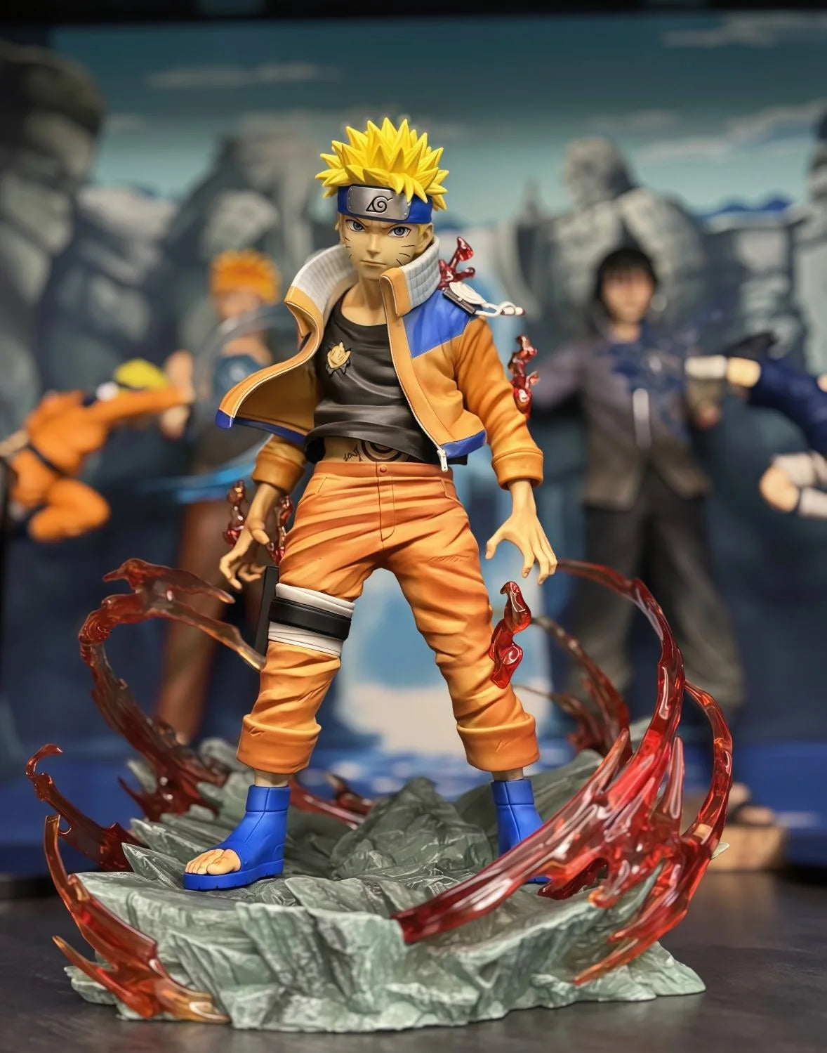 Naruto Figure Uzumaki Naruto Action Figures Two Heads Figurine Pvc Doll Statue Collection Desk Decoration Model Toy Kids Gifts