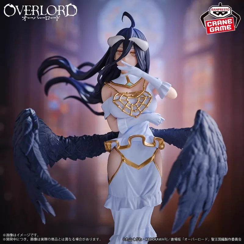 Bandai Banpresto Overlord Albedo Action Figure - Succubus Ainz Ooal Gown Skeleton King Anime Collectible Decoration Gift