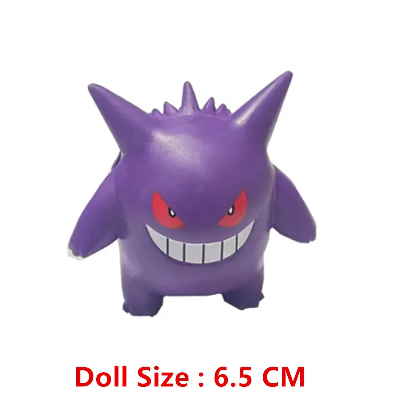 New Pokemon Cartoons Movie Anime Figure Pikachu Mewtwo Gengar Gurado Pocket Monster Action Model Toys Kids Gifts Bulk Buy Lot