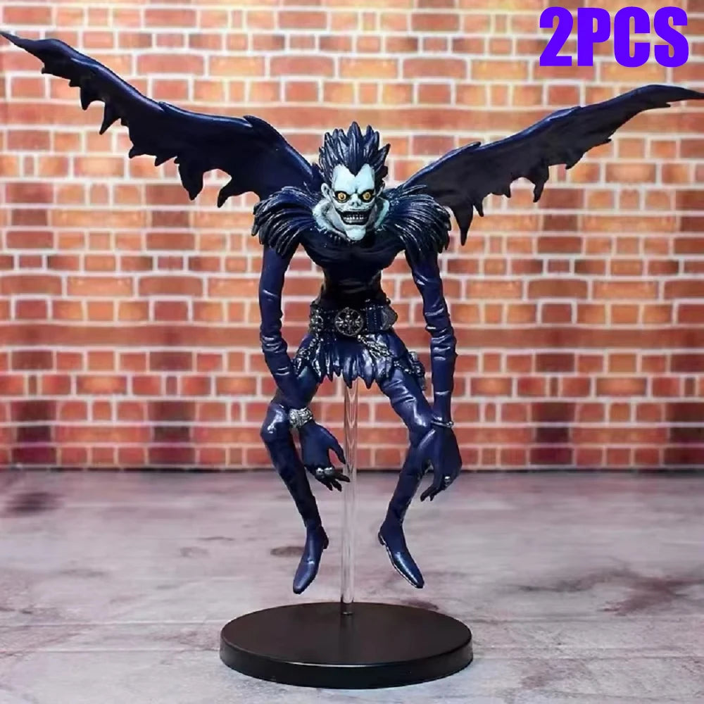 Death Note Anime Figures Statue Ryuk Rem 23CM PVC Action Figureine Movie Collection Model Toys For Boys Gift