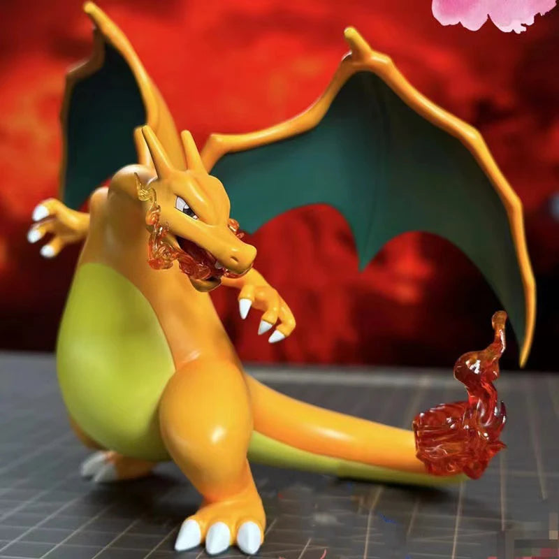 Pokemon Figure 11cm Dragonite Figure Pet Animal Genie Spitfire Charizard mega X Figurine Pvc Model Room Decora Toys Christmas Fo