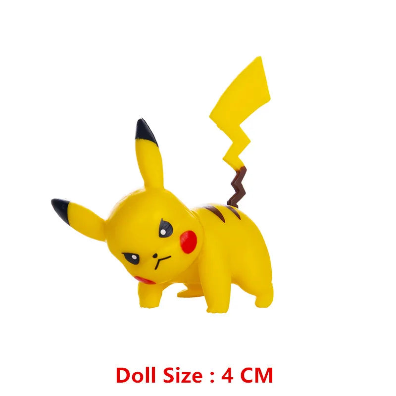 New Pokemon Cartoons Movie Anime Figure Pikachu Mewtwo Gengar Gurado Pocket Monster Action Model Toys Kids Gifts Bulk Buy Lot