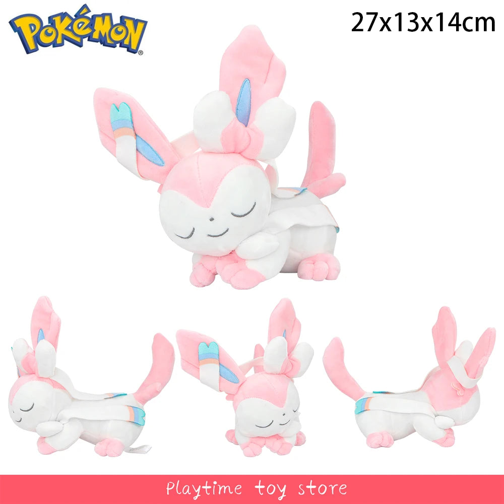 Pokemon Gengar Fuecoco Sylveon Plush Toys Pamo Cyndaquil Altaria Sprigatito Sleeping Doll Anime Games Collection Gifts Birthday