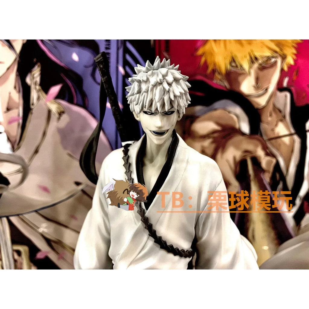 New In Stock Bandai One Time Bleach Realm White Ichigo Market Maru Silver Gengmu Sword Eight Decayed Wood White Ya Handmade Gift