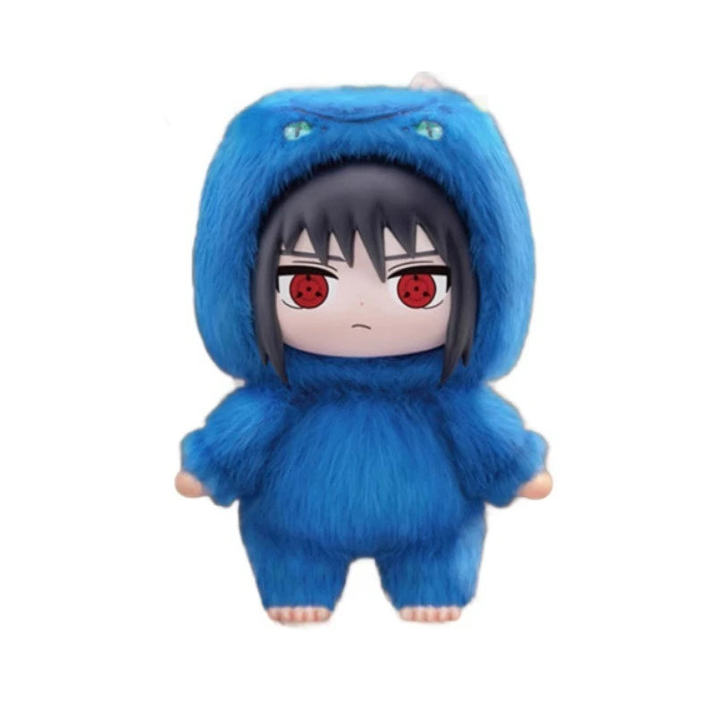 Hot Naruto Itachi Sasuke Kakashi Gaara Series Blind Box Trendy Toy Figure Plush Pendant Collection Birthday Present