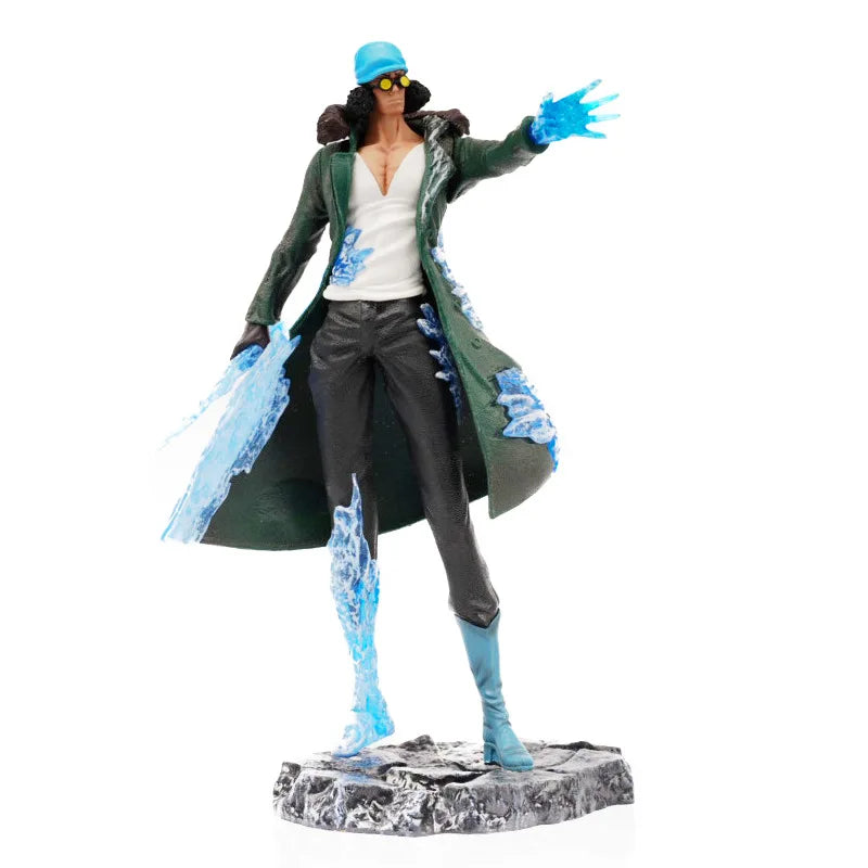 31cm One Piece Anime Character Aokiji Sorayama Hand-made PVC Model Statue Doll Collection Toy Gift Desktop Decoration Ornaments