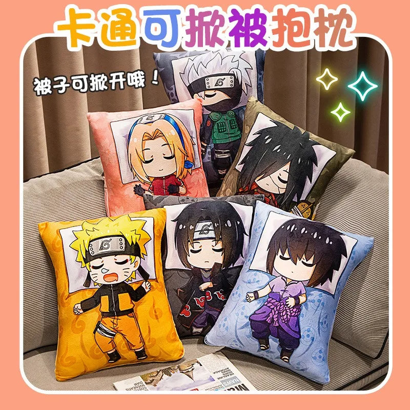 Cartoon secondary Naruto anime Kakashi Naruto plush pillow can be lifted by the doll surrounding the