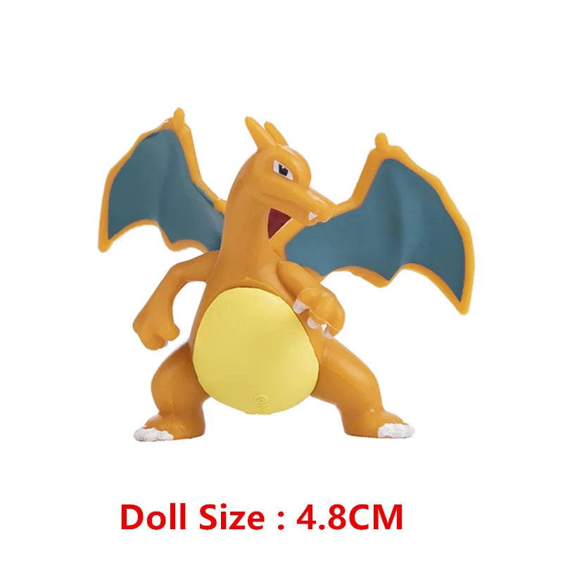 New Pokemon Cartoons Movie Anime Figure Pikachu Mewtwo Gengar Gurado Pocket Monster Action Model Toys Kids Gifts Bulk Buy Lot