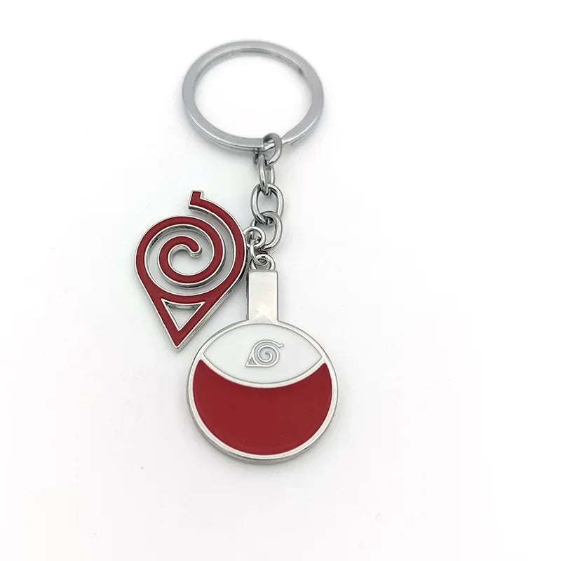 Naruto Keychain Toy Xiao Organization Red Cloud Keychain Kunai Shuriken Konoha Ninja Backpack Accessories Christmas Gift