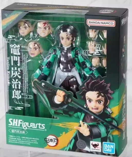Bandai S.H.Figuarts SHF Demon Slayer Kimetsu No Yaiba Kamado Tanjiro Rengoku Anime Action Figure Model