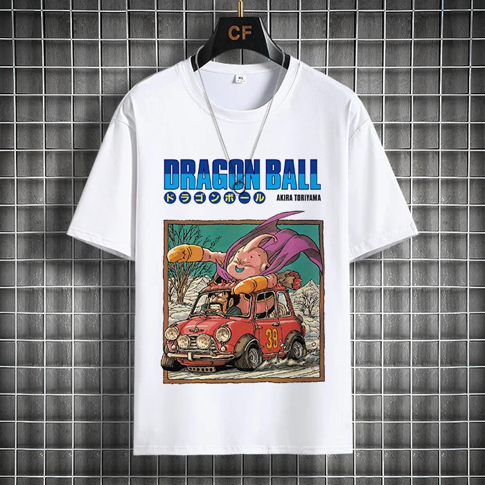 dragon Ball White T-shirt Cotton Anime Graphic Tee Men Women Classic Characters Blue Sky Cf Brand Akira Toriyama Signature