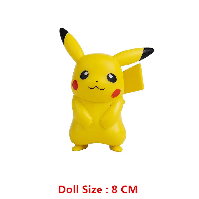 New Pokemon Cartoons Movie Anime Figure Pikachu Mewtwo Gengar Gurado Pocket Monster Action Model Toys Kids Gifts Bulk Buy Lot