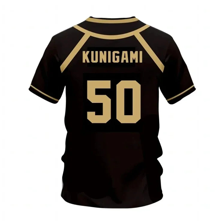 Anime Blue Lock MICHAEL KAISER 3D Printed Men's T-shirt Plus Size Fashionable Sports Short Sleeved Top Sports T-shirt