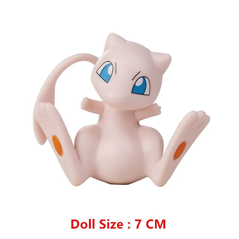 New Pokemon Cartoons Movie Anime Figure Pikachu Mewtwo Gengar Gurado Pocket Monster Action Model Toys Kids Gifts Bulk Buy Lot