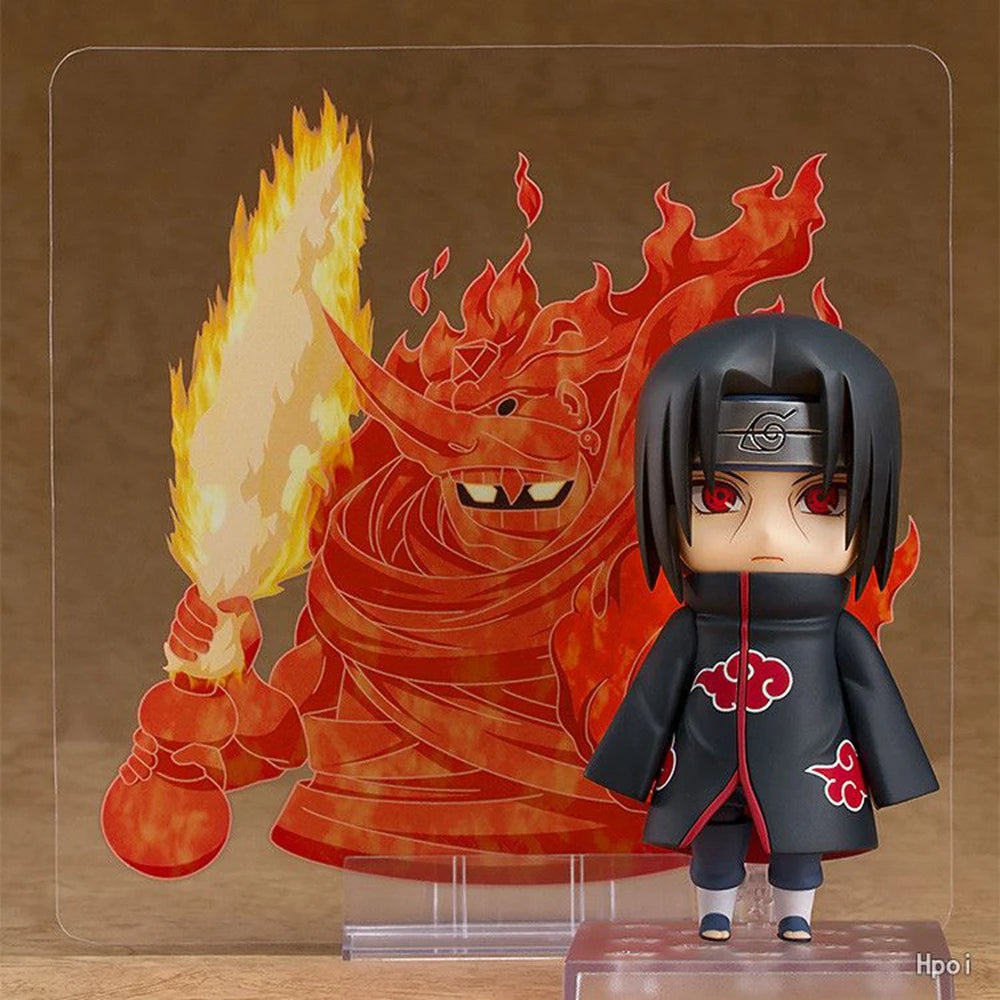 10CM Anime Naruto Shippuden Vibration Stars Uchiha Itachi Fighting Action Figures #820 Collectible Model Toys Figurals
