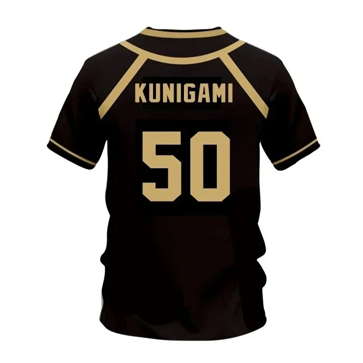 Anime Blue Lock MICHAEL KAISER 3D Printed Men's T-shirt Plus Size Fashionable Sports Short Sleeved Top Sports T-shirt