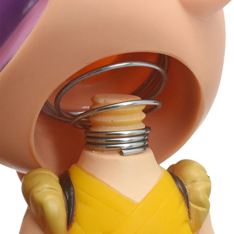 Anime Dragon Ball Z Son Goku Kuririn Shaking Head Doll PVC Action Figure Phone Bracket Car Decoration Figurine Model Toy Gifts