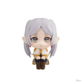 11CM Anime Sousou no Frieren Frieren Figure Look Up Doll Fern Cute Model Sitting Posture Toy Collection Aciton Figure Doll