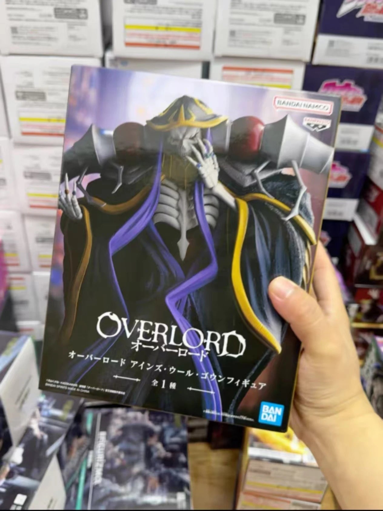 Bandai Banpresto Overlord Albedo Action Figure - Succubus Ainz Ooal Gown Skeleton King Anime Collectible Decoration Gift