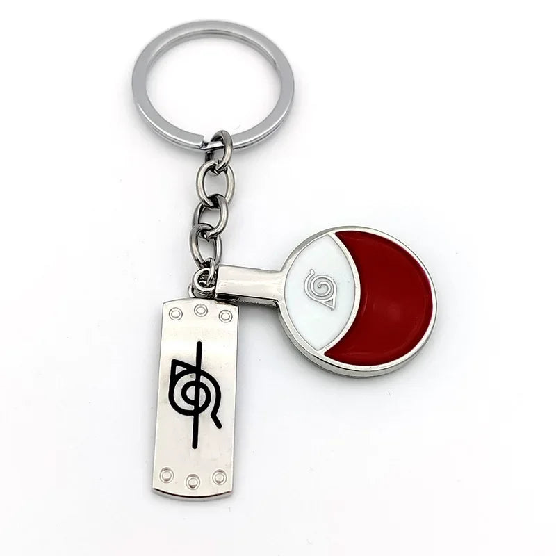 Naruto Keychain Toy Xiao Organization Red Cloud Keychain Kunai Shuriken Konoha Ninja Backpack Accessories Christmas Gift
