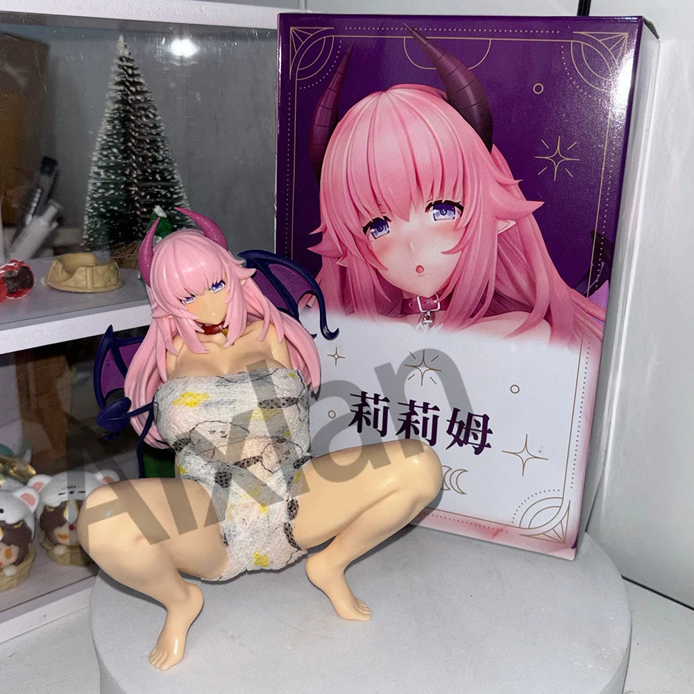 14cm Japanese Anime Figure Succubus Gakuen Nem Figure Lilim Sexy Girl PVC Action Figure Collectible Model Toys Gift