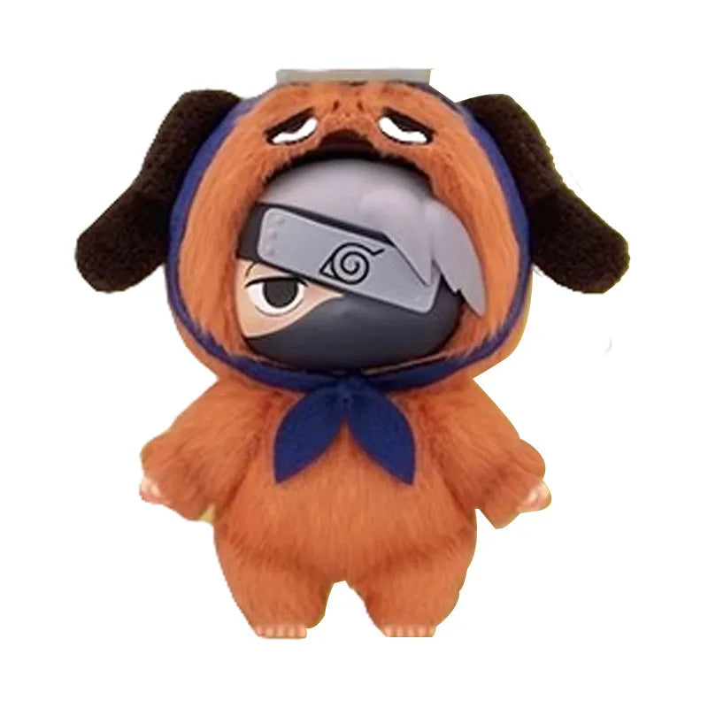 Hot Naruto Itachi Sasuke Kakashi Gaara Series Blind Box Trendy Toy Figure Plush Pendant Collection Birthday Present