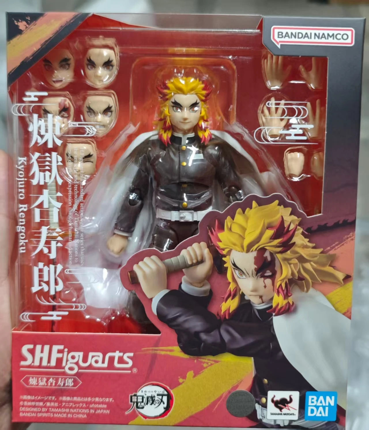 Bandai S.H.Figuarts SHF Demon Slayer Kimetsu No Yaiba Kamado Tanjiro Rengoku Anime Action Figure Model